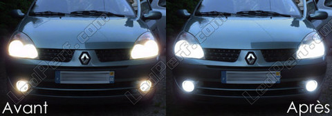 LED světlomety Renault Clio 2 Tuning