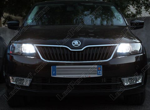 LED denní světla - Denní světla Skoda Fabia 3