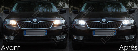 LED denní světla - Denní světla Skoda Fabia 3