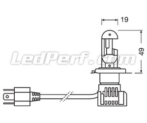 Kit LED žárovek H7 Osram Night Breaker Homologované - 64210DWNB