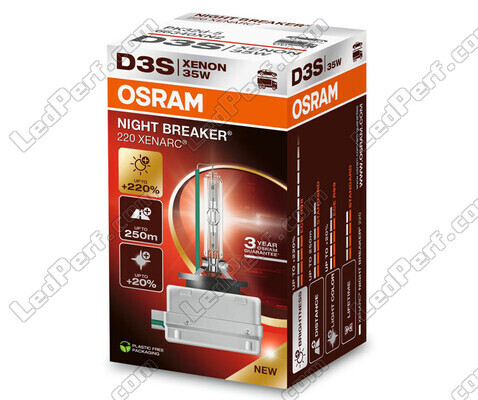 Xenonová D3S žárovka Osram Xenarc Night Breaker 220 - 66340XN2 v balení