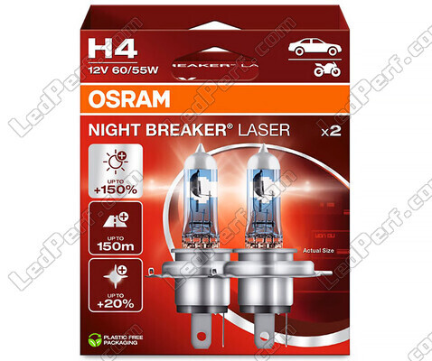 Balíček 2 H4 žárovek Osram Night Breaker Laser +150% - 64193NL-2HB