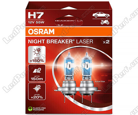 Balíček 2 H7 žárovek Osram Night Breaker Laser +150% - 64210NL-2HB