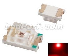 LED SMD 1206 rouge 60mcd