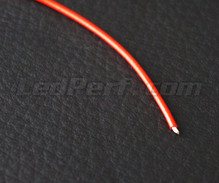 Červený kabel 0,5mm² - 1 metr