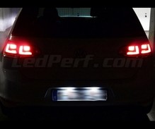 Pack LED (čistě bílá 6000K) zadní registrační značka pro Volkswagen Golf 7