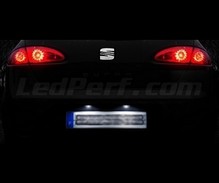 Pack LED (čistě bílá 6000K) zadní registrační značka pro Seat Leon 2 NO-FACELIFT