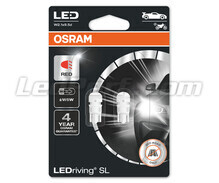 W5W LED žárovky Osram LEDriving® SL Červené - W2.1x9.5d